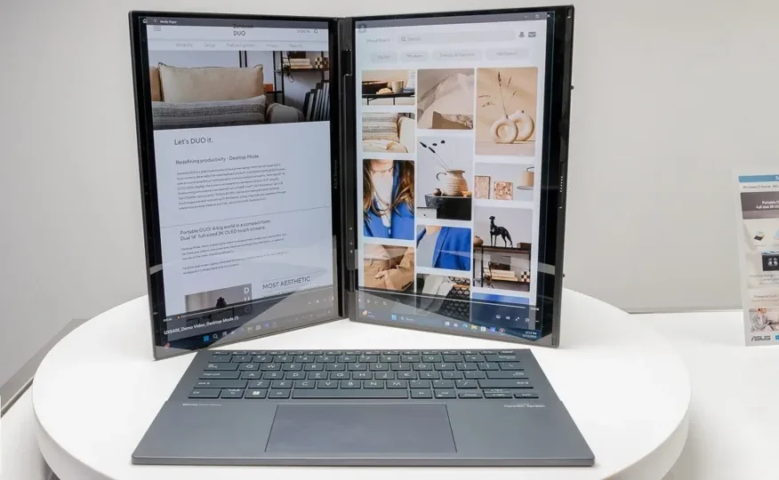 ASUS Zenbook Duo (UX8406): سلطان بی چون و چرای لپ تاپهای دو صفحه نمایش