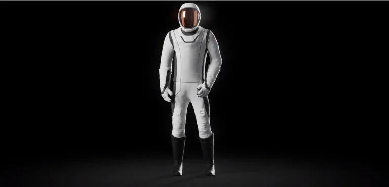 لباس فضانوردی با نمایشگر لمسی