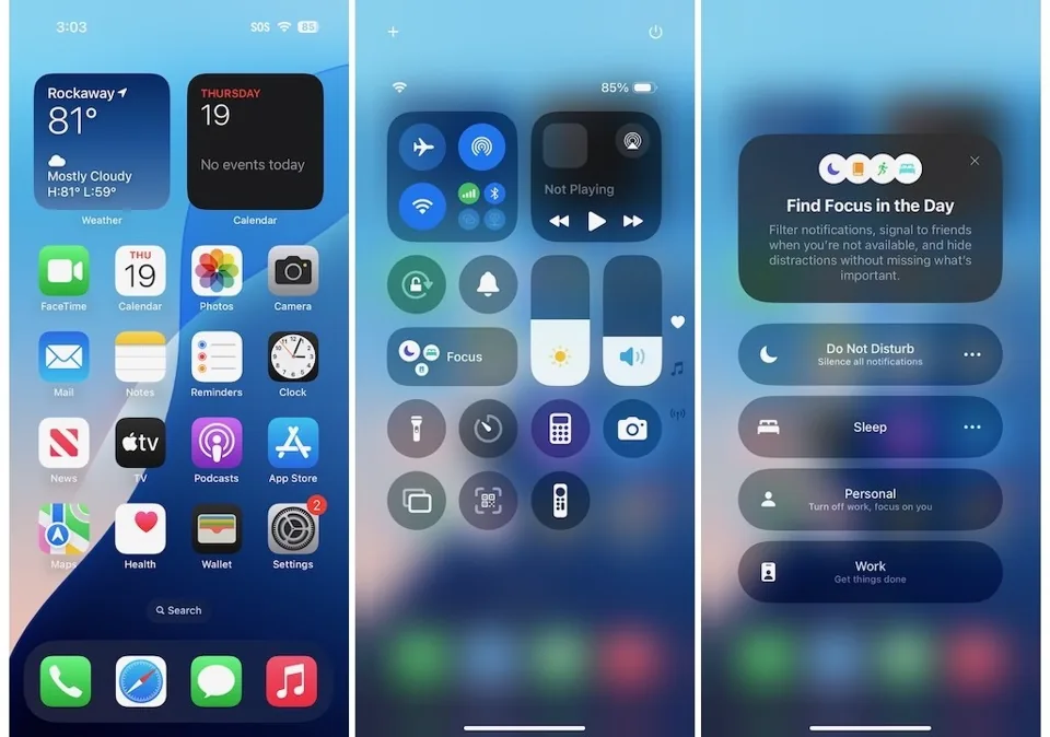 سیستم عامل Apple iPhone 16