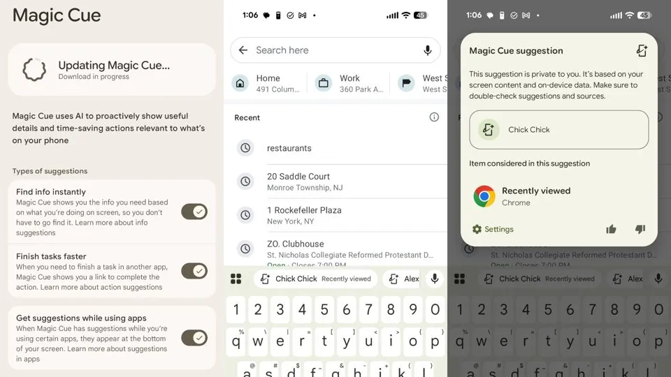 Magic Cue گوگل پیکسل 10 پرو