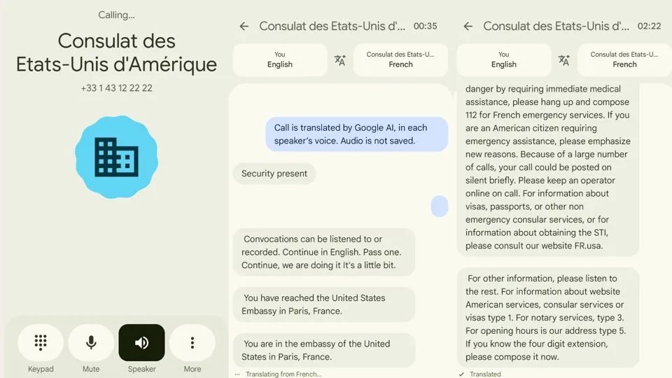 ترجمه صوتی گوگل پیکسل 10 پرو