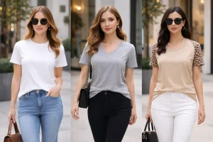 خرید تاپ و تیشرت زنانه