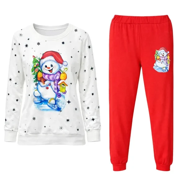 ست لباس راحتی زنانه آستین بلند زنانه